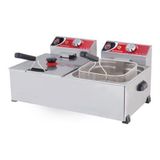 Silverinox 8+8 lt Elektrikli Set Üstü Fritöz