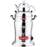 Silverinox Çay Semaveri 1 Demlik 10 Lt. 1500 W. Profesyonel Endüstriyel
