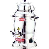 Silverinox Çay Semaveri 2 Demlik 16 Lt. 2000 W. Profesyonel Endüstriyel