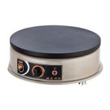 Silverİnox Krep Makinesi, 40 cm, Elektrikli, Gri