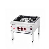 Silverinox Tüplü 3 Yanışlı Yer Ocağı