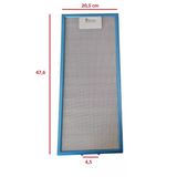 Silverline 1151 W6 Aspiratör Alüminyum Filtre - 1 Adet - 20,5X47,6 Cm