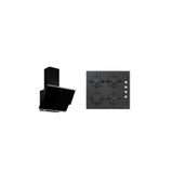 Silverline 2'li Siyah Cam Ankastre Set (3490 Oslo 60+cs5335b01)