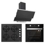 Silverline 3420 Classy 60 - CS5343B01 - BO6504B01 3'lü Siyah Ankastre Set
