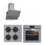 Silverline 3420 - CS5335S01 - BO65E4S01 3'lü Gri Ankastre Set