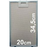Silverline 3447 Için Davlumbaz Aspiratör 200X345 Alüminyum Yağ Süzgeç Tel Kaset Filtre