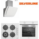 Sılverlıne 3'lü Ankastre Set (BO6501W01-3373 MİSTO-CS5629W01) - Beyaz