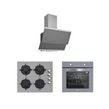 Silverline 3'lü Gri Cam Ankastre Set 3420 Classy 60 Gri+cs5335s02+bo65e1s01 Renksiz