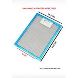 Silverline Alveus Davlumbaz,aspiratör 19,5X26,8 cm Alüminyum Yağ Filtresi - GRİ