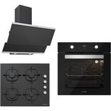 Silverline Ankastre Set Siyah (Digital Turbo Fırın)