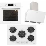 Silverline Beyaz 60 cm - CS5365W01 - B06504W01 Beyaz 3'lü Ankastre Set