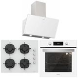 Silverline Beyaz Cam BO6504W01 - CS5335W01 - 3457 Ankastre Set