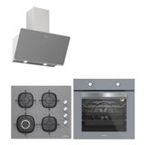 Silverline BO6501S01 - 3457 Soho - CS5629S01 3'lü Inox Ankastre Set