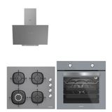 Silverline BO6501S01-3481 Gri 3-CS5629S01 Ankastre Set