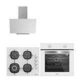 Silverline BO6501W01-3481 Beyaz-CS5629W01 Ankastre Set