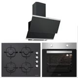 Silverline BO6501X01 - CS5335B01 - 3420 Classy 60 3'lü Siyah Ankastre Set