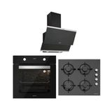 Silverline BO6502B01 - CS5349B01 - Classy 3420 3'lü Siyah Ankastre Set