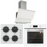 Silverline BO6502W01 - CS5335W01 - 3420W Beyaz 3'lü Ankastre Set