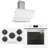 Silverline BO6502W02 - CS5349W01 - 3481 3'lü Beyaz Ankastre Set