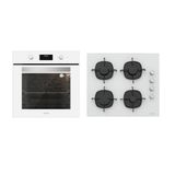 Silverline BO6502W02 - CS5427W01 - 3420 Classy 60 Beyaz Ankastre Set