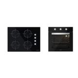 Silverline BO6503B01 + CS5610B01 Siyah Ankastre Set