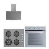 Silverline BO6503S01-3481 Gri 3-CS5629S01 Ankastre Set