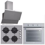 Silverline BO6503S01 - CS5335S01 - 3420 Classy 60 3'lü Gri Ankastre Set