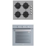 Silverline BO6503S01-CS5335S02 Gri 2'li Ankastre Set