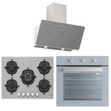 Silverline BO6503S01 - CS5364S01 - 3457 Soho 60 3'lü Gri Ankastre Set