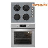 Silverline BO6504S01-CS5335S01 2'li Inox Ankastre Set