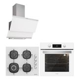 Silverline BO6504W01 - 3420 W CLA - CS5629W01 3'lü Beyaz Ankastre Set