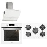 Silverline BO6504W01 - CS5364W01 - 3420 Classy 90 3'lü Beyaz Ankastre Set
