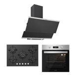 Silverline BO6504X01 - CS5365B01 - 3420 Classy 60 3'lü Siyah Ankastre Set
