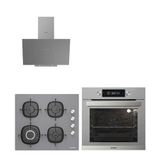Silverline BO6505S01-3481 Gri 3-CS5629S01 Ankastre Set