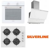 Silverline Classy BO6275W01 - CS5349W01 - 3420 3'lü Beyaz Ankastre Set