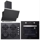 Silverline Classy BO6502B02 - CS5429B01 - 3420 3'lü Siyah Ankastre Set