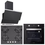 Silverline Classy BO6502B02 - CS5436B01 - 3420 3'lü Siyah Ankastre Set