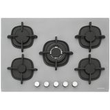 Silverline Cs5364s01 75 Cm Gri Cam Ankastre Ocak Dokum Izgarali