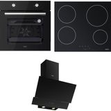 Silverline Esty Ankastre Siyah Cam Set ( Turbo Fırın-Elektrikli Ocak )