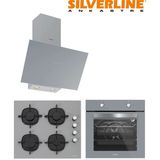 Silverline Flam 3481 - CS5335S02 - B06501S01 Gri Cam Ankastre Set
