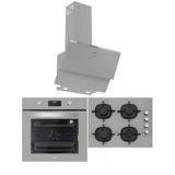 Silverline Gri Ankastre Set (Cs5700e6s01 Ocak + S2-Bo6502s02 Fırın + 3490 Oslo Davlumbaz)