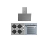 Silverline Gri Cam Ankastre Set ( 3481 Flam - Cs5335s02 - Bo6503s01)