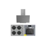 Silverline Gri Cam Ankastre Set ( 3481 Flam - Cs5335s02 - Bo6504s01)