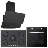 Silverline Luno F6501B04 - LC5335B01 - 3462 Ankastre Set Gri