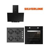 Silverline Siyah Cam Ankastre Eko Set 3481 - Cs5349b01 - Bo6501b01 Renksiz