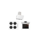 Silverline Soho BO6501W01 - CS5349W01 -3457 3'lü Beyaz Ankastre Set