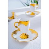 Silverra 6 Kişilik Kahve Fincan Takımı - 97 ml - Renkli