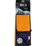 Silvia Coral Flower Premium Mikrofiber Cila Bezi 50X70 cm 780 Gsm Çift Yönlü Çizmez Oto Parlatma Bezi