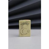 Silvio Monetti Bronz Kaydırmalı Kabartmalı Türkiye Yazılı Ve Türk Bayrağı Çakmak 24CSM925MR003