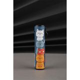 Silvio Monetti Kedi Desenli Gazlı Çakmak SM179PF0001 - Mavi